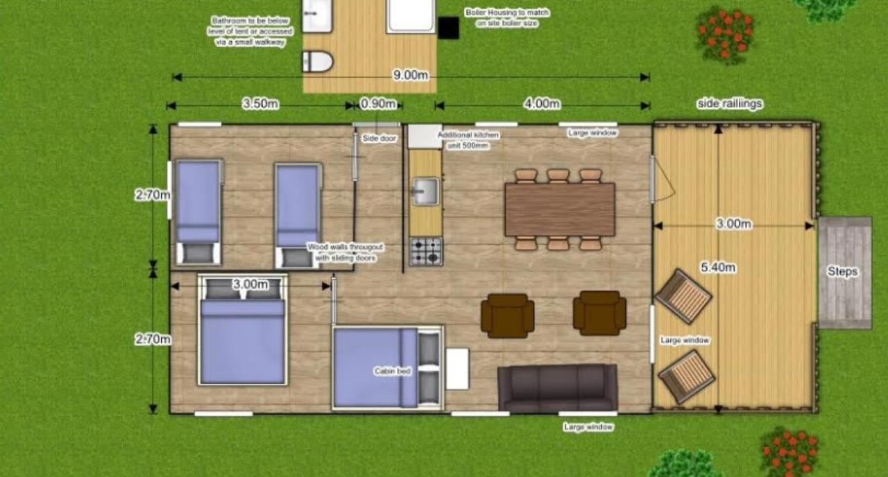 Tall Trees Glamping Baltonsborough ภายนอก รูปภาพ